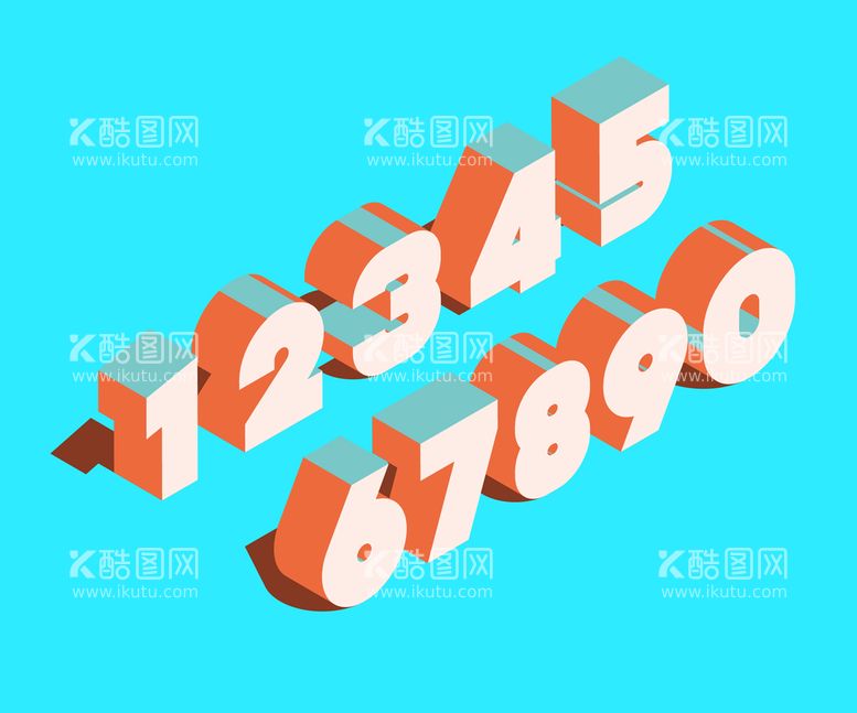 编号：24586709292222177346【酷图网】源文件下载-立体数字