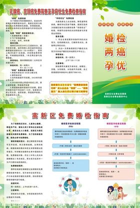 婚检孕优宣传栏