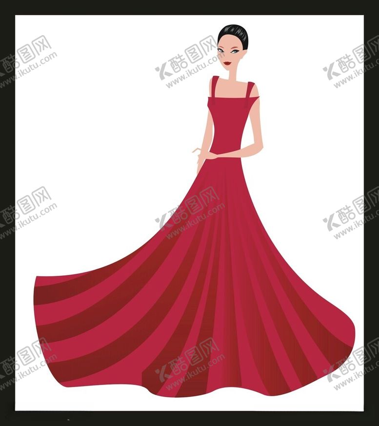 编号：37542812130417293476【酷图网】源文件下载-手绘女孩女人