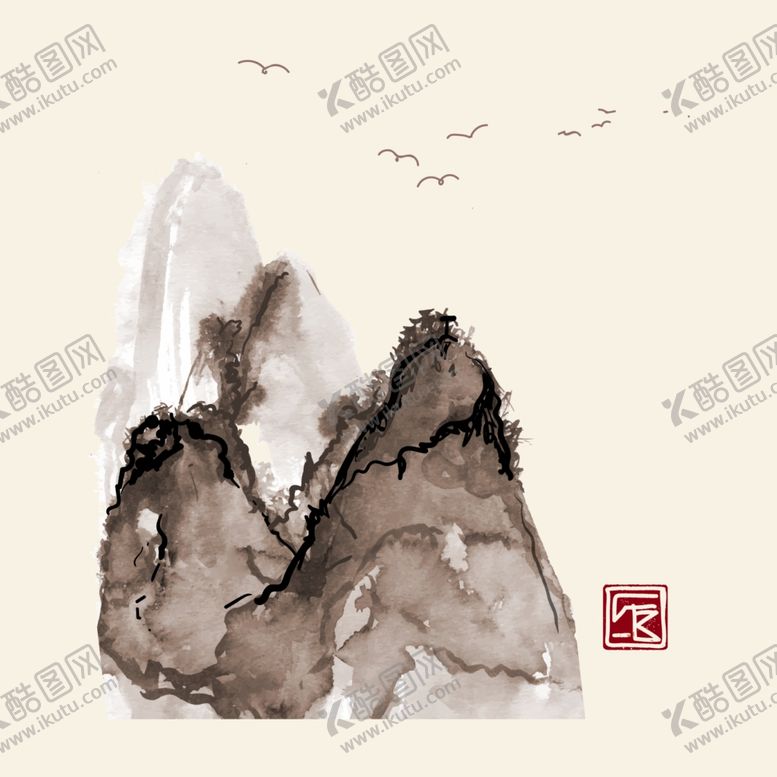 编号：97331507140022188068【酷图网】源文件下载-水墨画