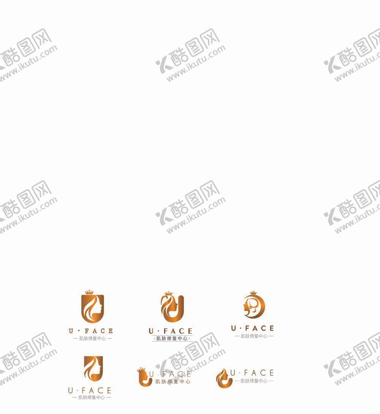 编号：63738412040757217668【酷图网】源文件下载-U字母女性美容医美logo设计