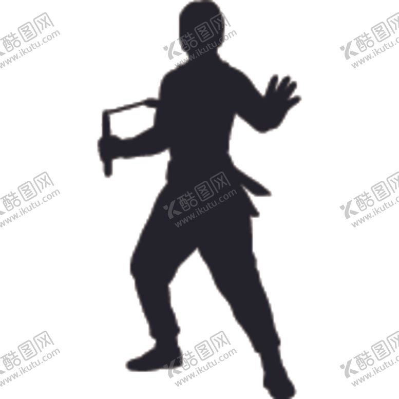 编号：36779405011352248265【酷图网】源文件下载-武术格斗剪影