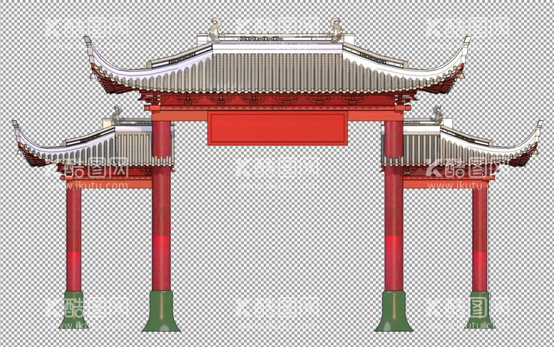 编号：52472103122202504586【酷图网】源文件下载-中式门头