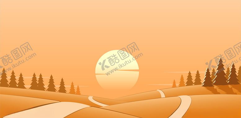 编号：28109210021906264459【酷图网】源文件下载-风景插画