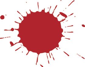 红色墨点