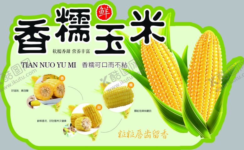 编号：75458804050254034890【酷图网】源文件下载-香糯玉米美味营养新选择