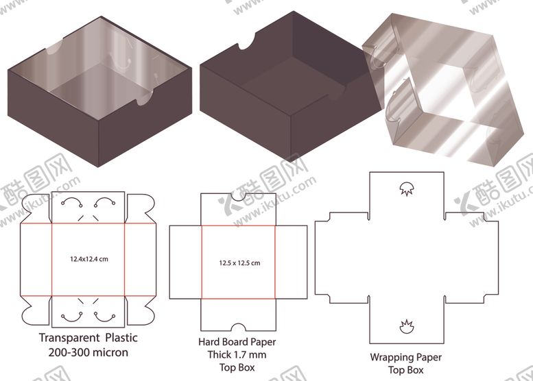 编号：56864110111816099445【酷图网】源文件下载-纸质包装盒刀模设计图