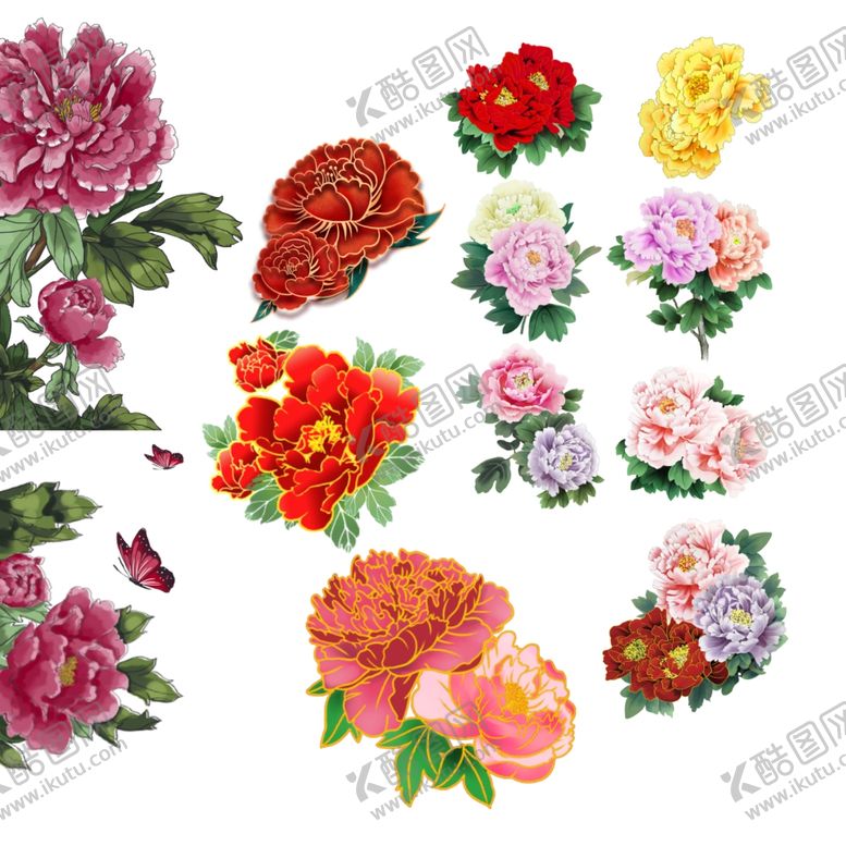 编号：98363609260205547516【酷图网】源文件下载-牡丹花