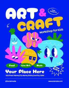 艺术手工艺创意插画