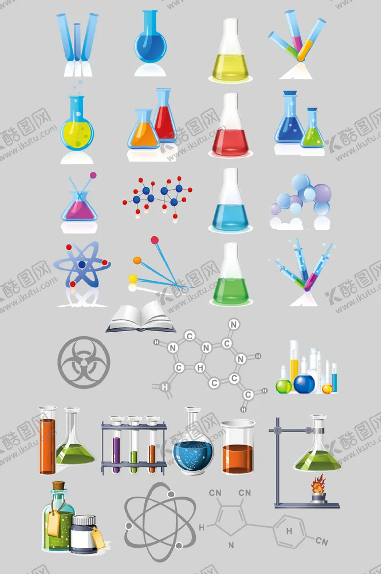 编号：79834009112217330365【酷图网】源文件下载-矢量实验室器材