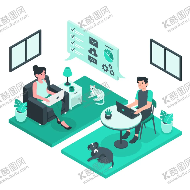 编号：67082909231819318536【酷图网】源文件下载-在家办公