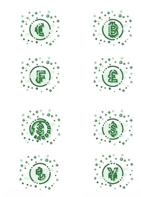 金钱符号元素