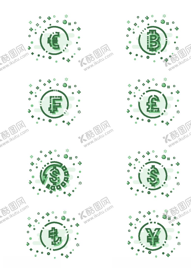 编号：36739605050221414250【酷图网】源文件下载-金钱符号元素