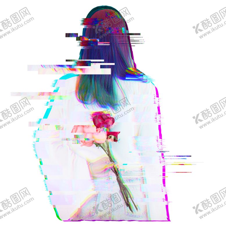 编号：55048707140054524881【酷图网】源文件下载-彩绘人物背影