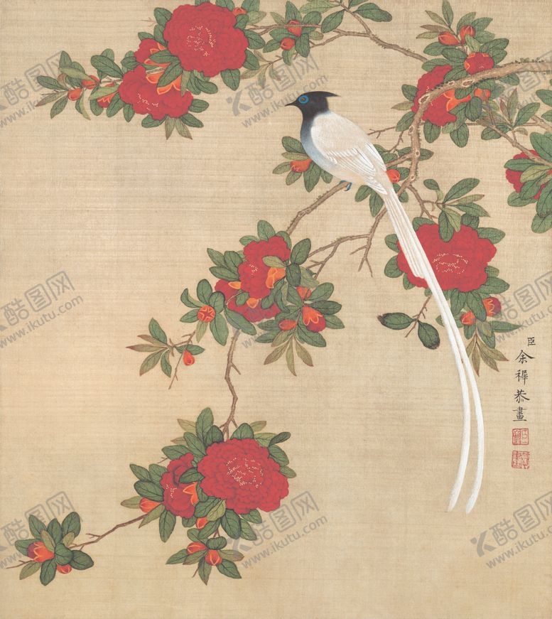 编号：17083910260049593483【酷图网】源文件下载-中国风花鸟工笔画