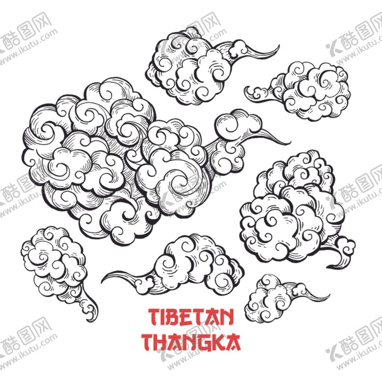 编号：47497910121637024826【酷图网】源文件下载-中国风传统龙云纹图案