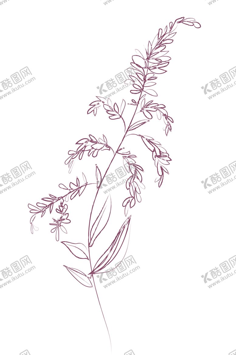 编号：86590306242154126721【酷图网】源文件下载-植物手绘水彩