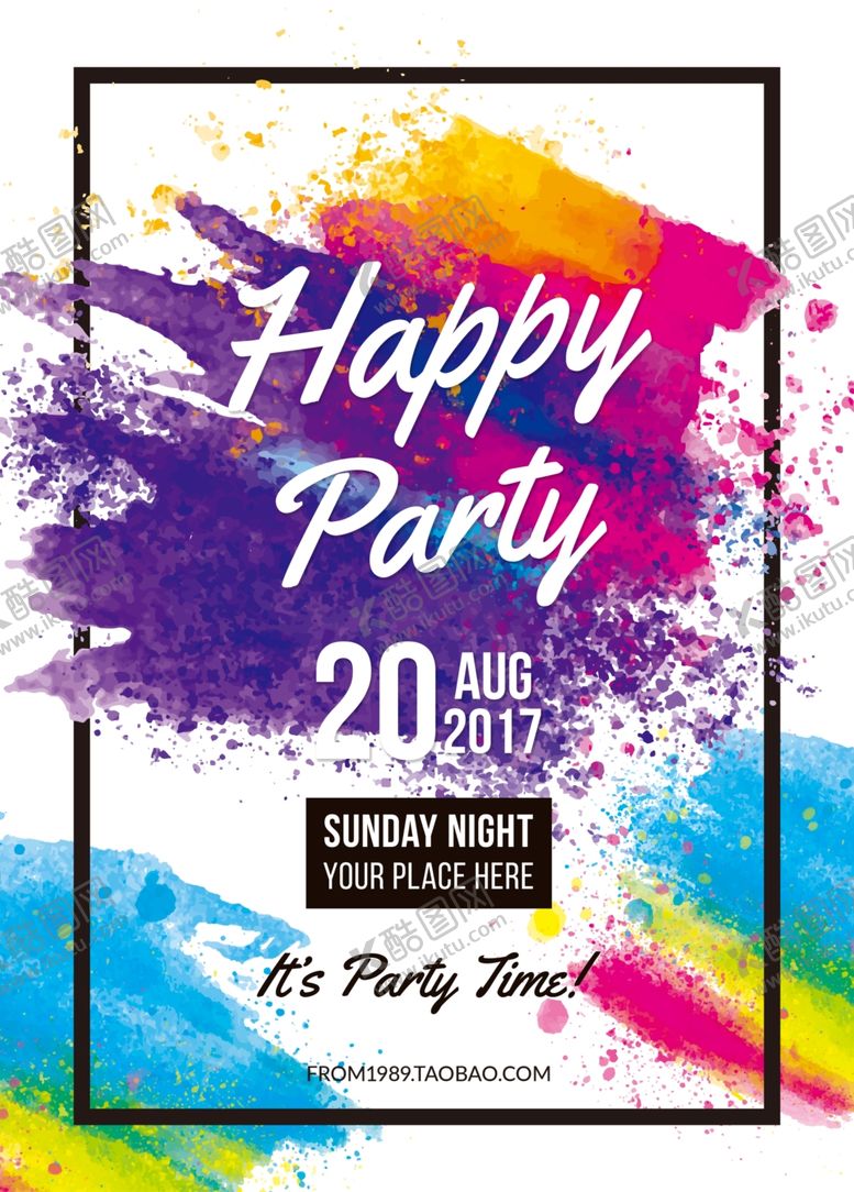 编号：87095810122047382277【酷图网】源文件下载-涂鸦海报