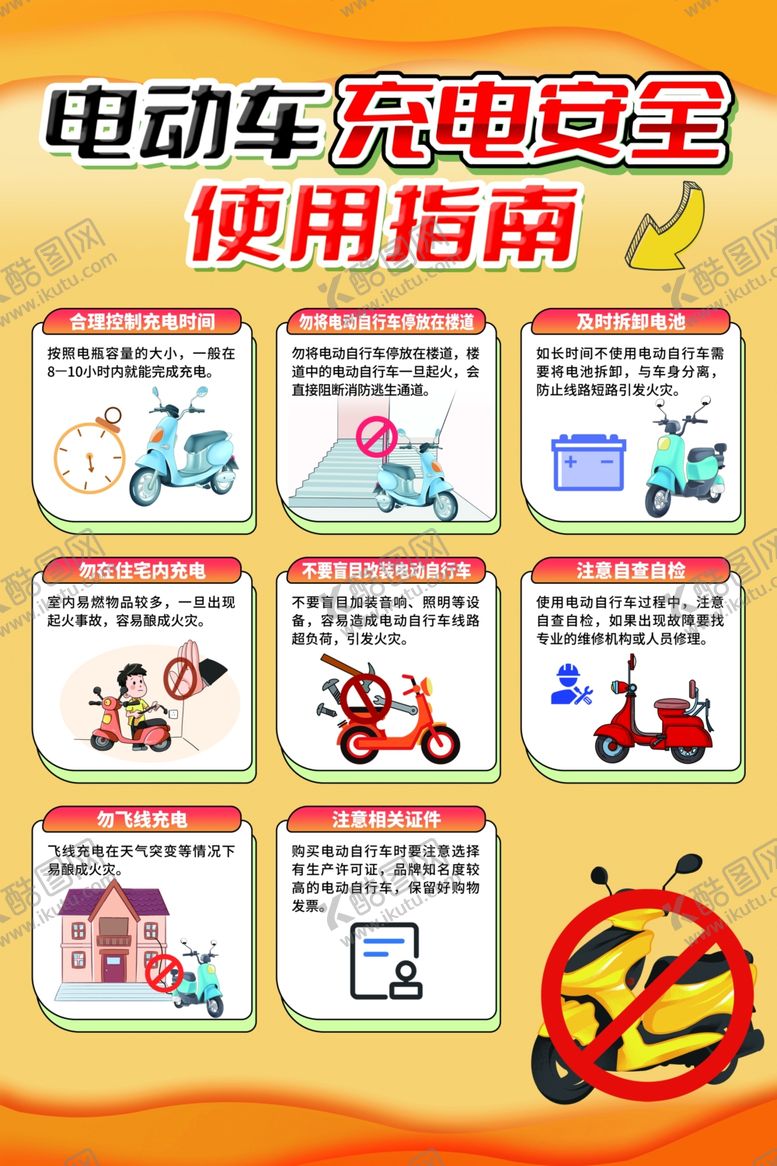 编号：19233411020134087049【酷图网】源文件下载-电动车充电器使用指南