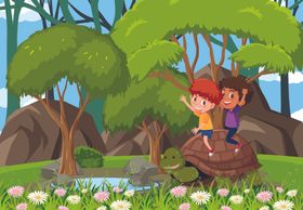 卡通儿童人物幼园动漫人物