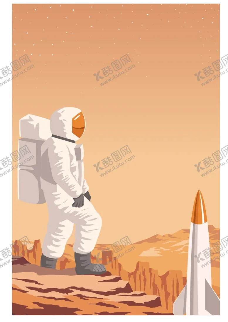 编号：03951209181008475971【酷图网】源文件下载-宇航员