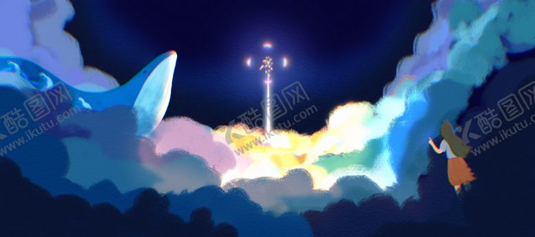 编号：83128701271224598310【酷图网】源文件下载-手绘夜景壁纸