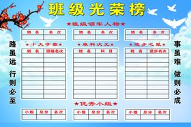 班级光荣榜