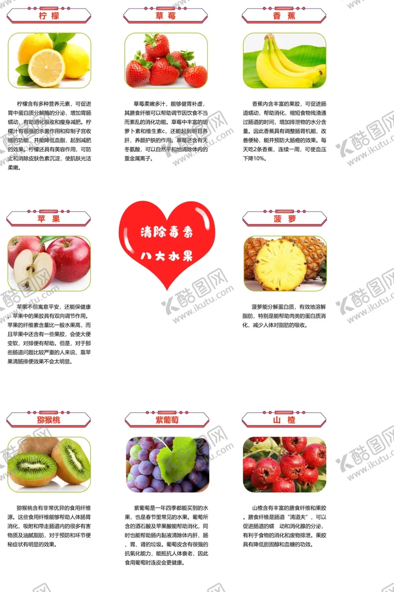 编号：81589103201422326057【酷图网】源文件下载-微博八大水果清除毒素