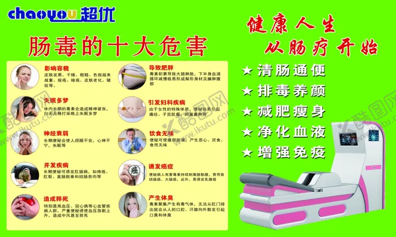 编号：74845309091055173788【酷图网】源文件下载-肠毒十大危害图