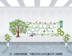 企业文化墙背景贴楼道梯口号
