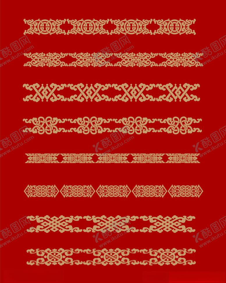 编号：74496402270933398316【酷图网】源文件下载-中国古典花边边框矢量元素