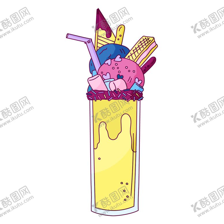 编号：79654009282256196170【酷图网】源文件下载-多彩甜点杯