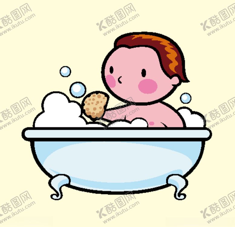 编号：89696310171045484848【酷图网】源文件下载-宝宝洗浴