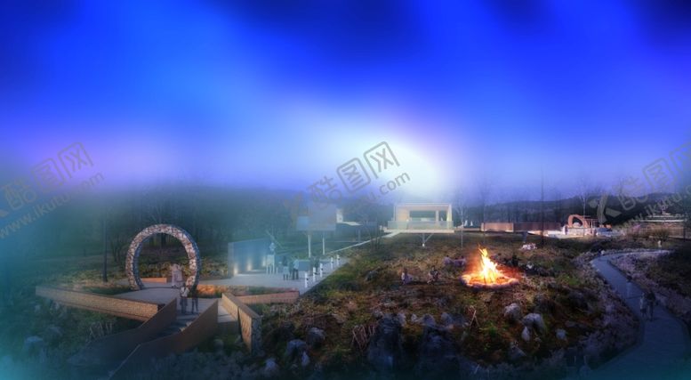 编号：55654912301205205841【酷图网】源文件下载-夜景观星营地