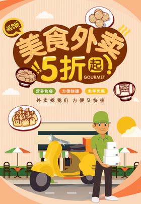 外卖订餐海报