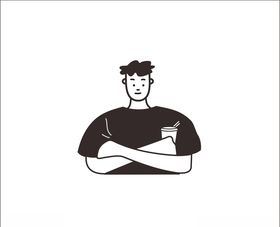 卡通男生
