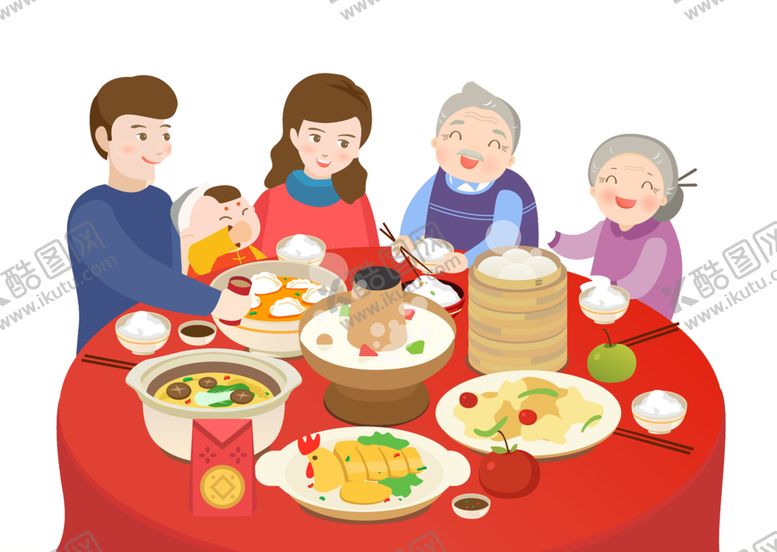 编号：70871904301421552647【酷图网】源文件下载-年夜饭