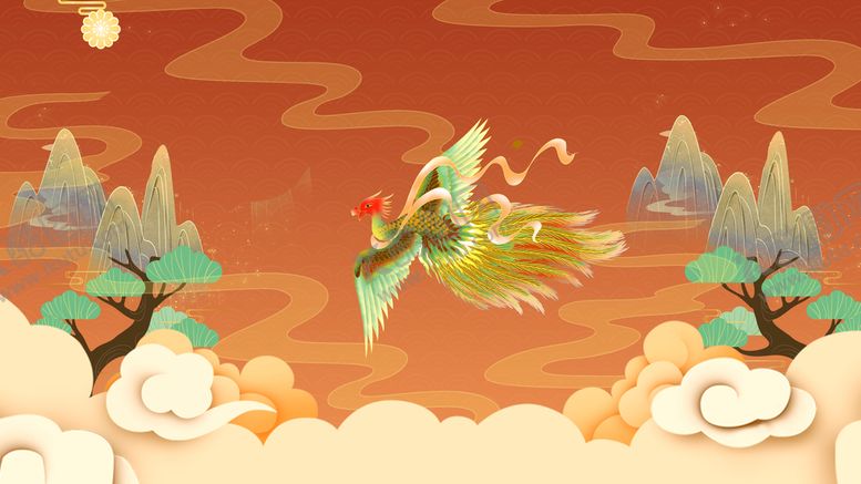 编号：45227510190142582841【酷图网】源文件下载-国潮风中国风插画背景