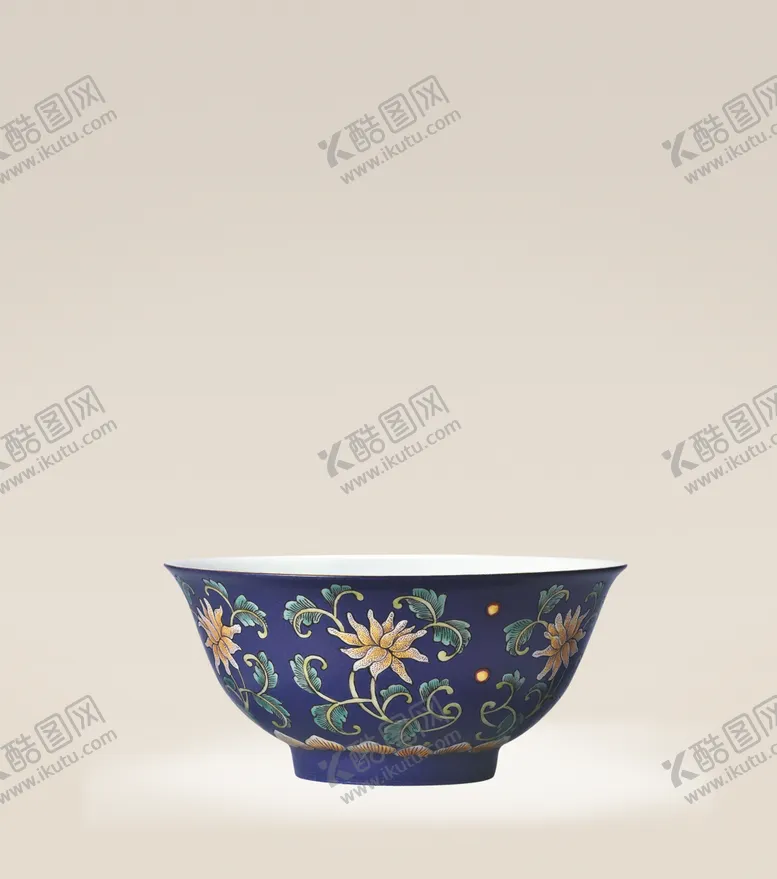 编号：65979907141655362675【酷图网】源文件下载-洋彩花卉碗