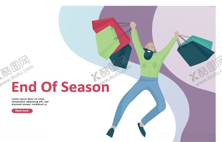 编号：20074610060936313201【酷图网】源文件下载-手绘购物插画