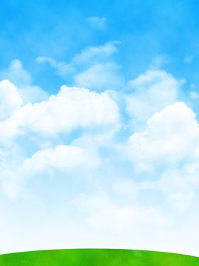 阳光灿烂的天空