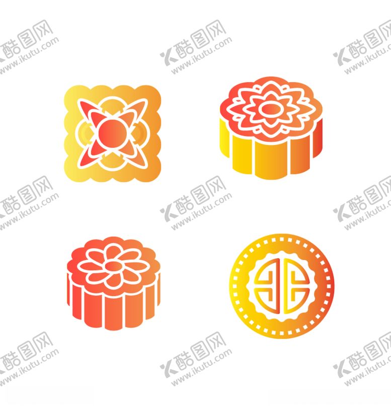 编号：92613609250313062164【酷图网】源文件下载-中秋月饼