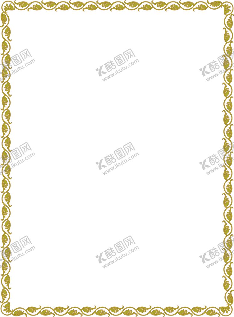 编号：13889606301434126689【酷图网】源文件下载-简约花纹边框