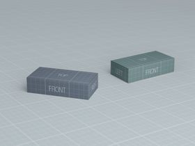 3C电子产品纸盒包装效果图样机