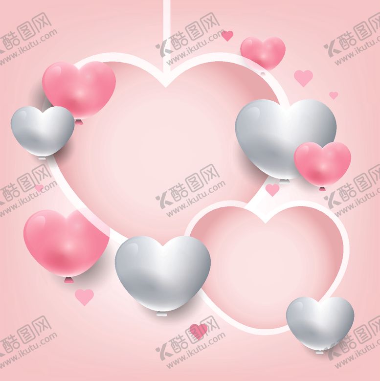 编号：69268109280018054407【酷图网】源文件下载-桃心卡片