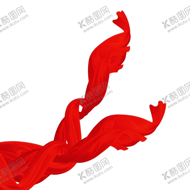 编号：78657104181332371198【酷图网】源文件下载-红色飘带图片