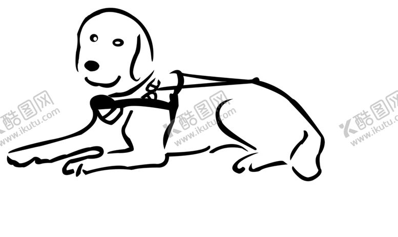 编号：29923706171629127125【酷图网】源文件下载-导盲犬