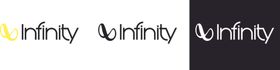 infinity标志黑底白字