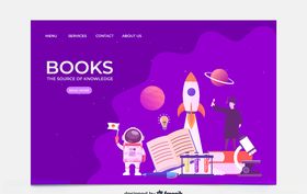 紫色知识网站登陆页