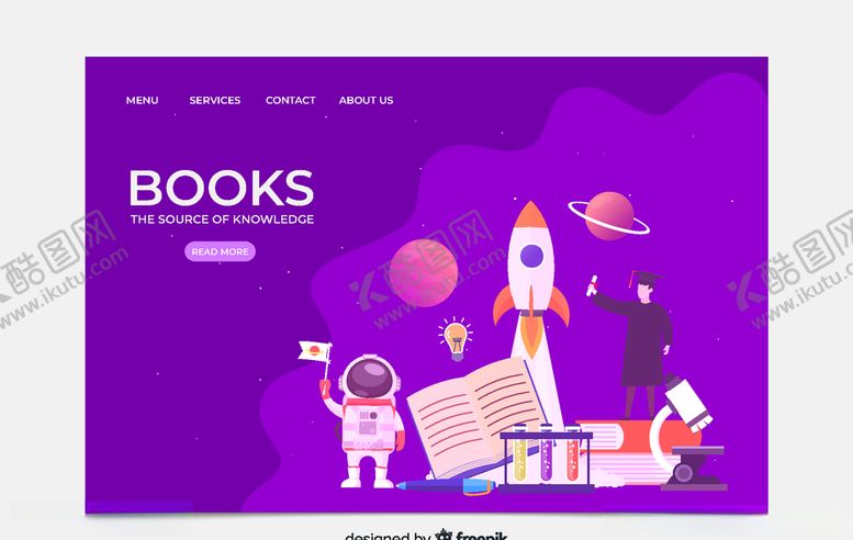 编号：24221210290233262610【酷图网】源文件下载-紫色知识网站登陆页